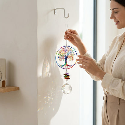 Tree of Life Crystal Suncatcher