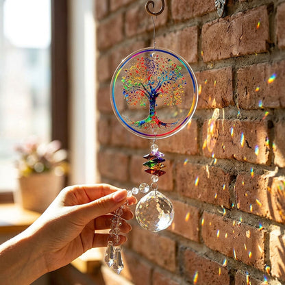 Tree of Life Crystal Suncatcher